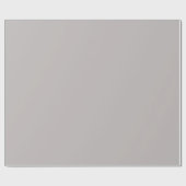 深い砂、ベージュ無地の ラッピングペーパー (フラット)