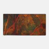 深い秋リッチ自然抽象芸術秋 デスクマット (正面)
