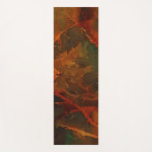 深い秋リッチ自然抽象芸術秋 ヨガマット (正面)