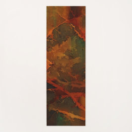 深い秋リッチ自然抽象芸術秋 ヨガマット