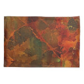 深い秋リッチ自然抽象芸術秋 枕カバー (裏面-左)