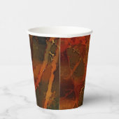 深い秋リッチ自然抽象芸術秋 紙コップ (右)