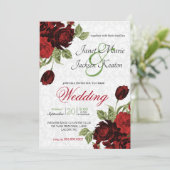 深い紅花 招待状 (スタンド正面)
