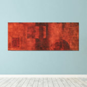 深い絵画クリムゾン キャンバスプリント (インサイチュ (ウッドフロア))