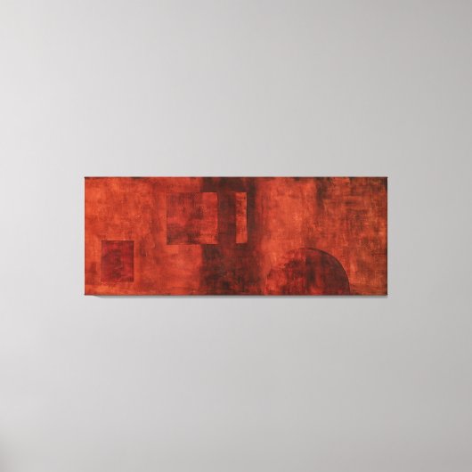 深い絵画クリムゾン キャンバスプリント (正面)