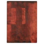 深い絵画クリムゾン クリップボード (裏面)