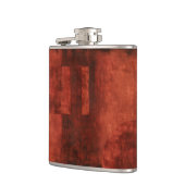 深い絵画クリムゾン フラスク (左)