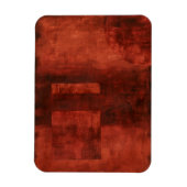 深い絵画クリムゾン マグネット (縦)