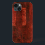深い絵画クリムゾン iPhone 13ケース<br><div class="desc">赤もしが大好きだからプリントだ。ジオメトリ形状が背景に配置される。今日はこの素晴らしいプリントを手に入れろ!</div>