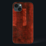 深い絵画クリムゾン iPhone 13ケース<br><div class="desc">赤もしが大好きだからプリントだ。ジオメトリ形状が背景に配置される。今日はこの素晴らしいプリントを手に入れろ！</div>