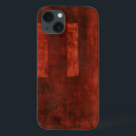 深い絵画クリムゾン iPhone 13ケース<br><div class="desc">赤もしが大好きだからプリントだ。ジオメトリ形状が背景に配置される。今日はこの素晴らしいプリントを手に入れろ！</div>