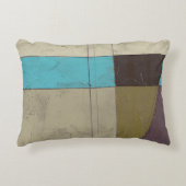 深い色のContemporayの最小主義の絵画 アクセントクッション (正面)