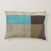 深い色のContemporayの最小主義の絵画 アクセントクッション (裏面)