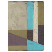 深い色のContemporayの最小主義の絵画 クリップボード (裏面)