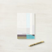 深い色のContemporayの最小主義の絵画 ポストイット (デスク上)