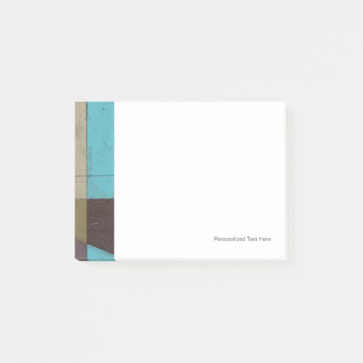 深い色のContemporayの最小主義の絵画 ポストイット (正面)