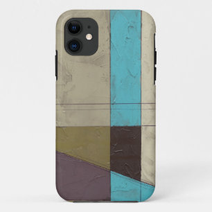深い色のContemporayの最小主義の絵画 iPhone 11 ケース