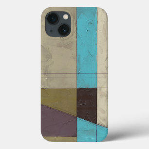 深い色のContemporayの最小主義の絵画 iPhone 13ケース