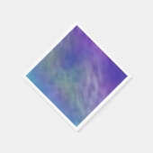深い虹の色の空の背景 スタンダードカクテルナプキン (角)