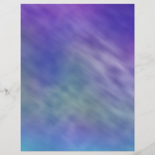 深い虹の色の空の背景 チラシ (正面)