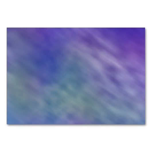 深い虹の色の空の背景 テーブルナンバー (正面)