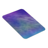 深い虹の色の空の背景 マグネット (右側)