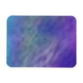深い虹の色の空の背景 マグネット (横)
