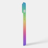 深い虹グラデーション iPhoneケース (左側面)
