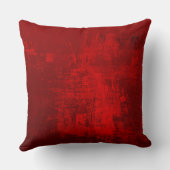 深い赤テクス素朴チャ抽象芸術背景 クッション (裏面)