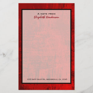 深い赤テクス素朴チャ抽象芸術背景 便箋