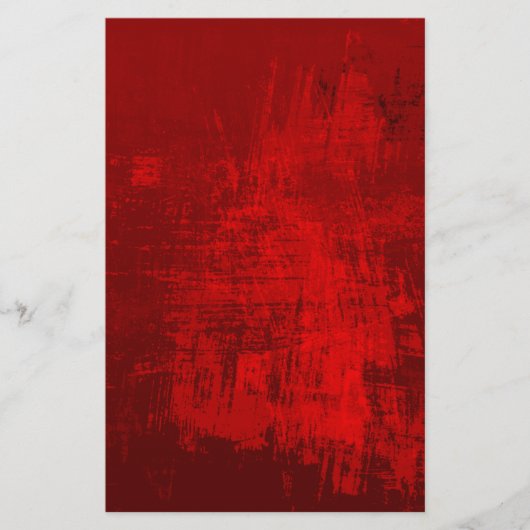 深い赤テクス素朴チャ抽象芸術背景 便箋 (正面)