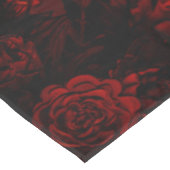 深い赤フローラエレガントゴシック結婚ズ テーブルクロス (アングル)