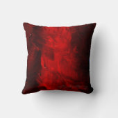 深い赤化粧枕 クッション (裏面)