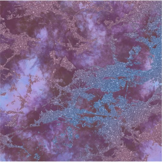 深い赤紫ブルーグラデーショングリッター大理石 シール (正面)