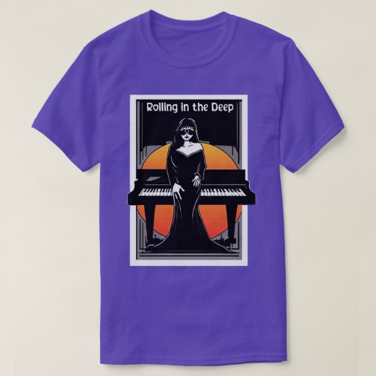 深い転がに Tシャツ (デザイン正面)