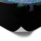 「深い降下」クラゲファインアートプリント ポスター (角)