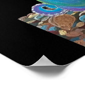 「深い降下」タコファインアートプリント ポスター (角)