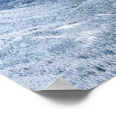 深い雪の下の冬林 ポスター (角)