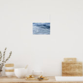 深い雪の下の冬林 ポスター (キッチン)