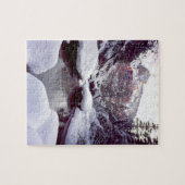 深い雪ミドル・エメラルドプール ジグソーパズル (横)