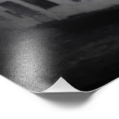 深い霧の中でスオメンリンナ要塞の島にフェリー フォトプリント            (角)