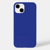 深い青のボールドミニマルウェディング招待状 Case-Mate iPhoneケース (裏面)