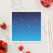 深い青の星空の夜 スタンダードランチョンナプキン (インサイチュ)