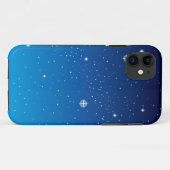 深い青の星空の夜 Case-Mate iPhoneケース (裏面(横))
