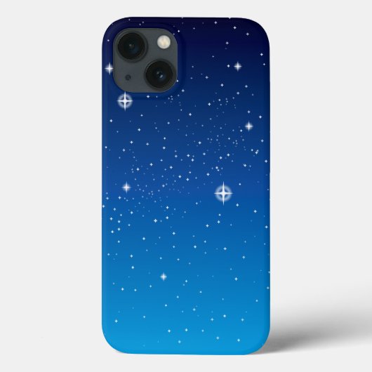 深い青の星空の夜 Case-Mate iPhoneケース (裏面)