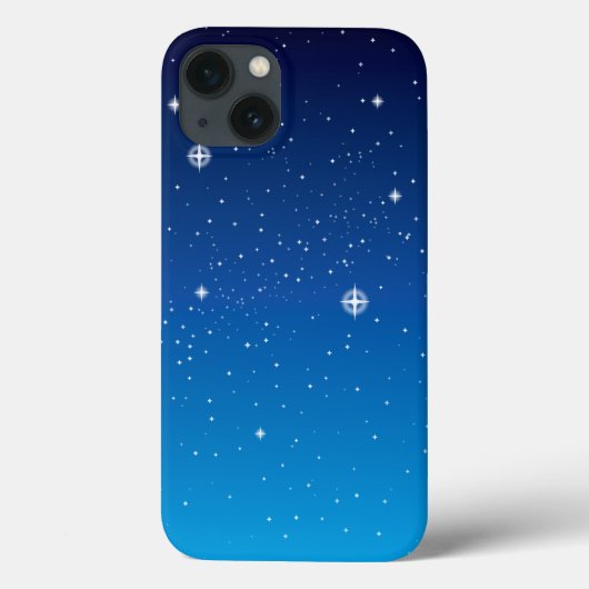 深い青の星空の夜 Case-Mate iPhoneケース (裏面)
