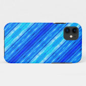 深い青の水彩画の白昼夢 Case-Mate iPhoneケース (裏面(横))
