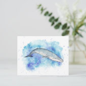 深い青クジラ ポストカード (スタンド正面)