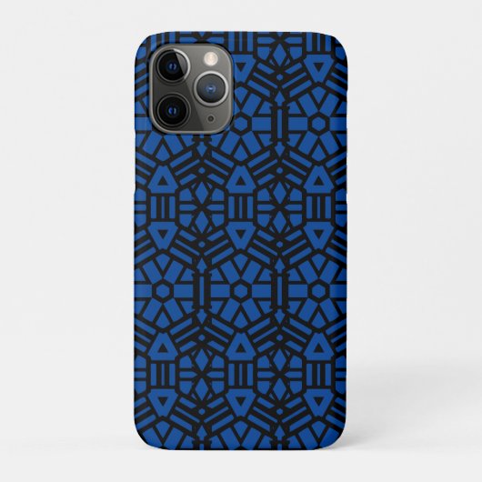 深い青パタユニークーン Case-Mate iPhoneケース (裏)