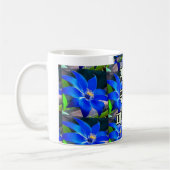 深い青花模様 コーヒーマグカップ (左)